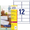 Avery Zweckform Lr7177-100 etiketės iš perdirbto popieriaus (1200 adresų etikečių, 99,1 x 42,3 mm ant A4 formato lapo, 100% perdirbtas popierius, spausdinamos, lipnios, skirtos Din ilgo formato vokams), 100 lapų, natūralios