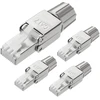 Axfee 4 vnt. Rj45 jungtys Cat7 kabeliams, be įrankių