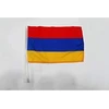 Az flag - automobilinė vėliava armėnija - 45 x 30 cm - armėnijos automobilinė vėliava 30 x 45 cm - automobilinės vėliavos