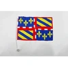 Az flag, burgundija, 45 x 30 cm, vėliavėlė automobiliui, 30 x 45 cm, vėliavėlės automobiliams
