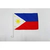 Az flag - filipinų vėliavėlė automobiliui - 45 x 30 cm - filipinų vėliavėlė automobiliui 30 x 45 cm - vėliavėlės automobiliams