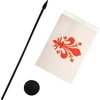 Az flag florence stalo vėliavėlė 13 x 20 cm - firenze toskanoje stalo vėliavėlė 21 x 14 cm - juodas plastikinis kotas ir pagrindas