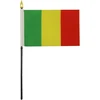 Az flag - malio stalo vėliavėlė - 15 x 10 cm aukso spalvos pagaliukai - malio stalo vėliavėlė 10 x 15 cm - vėliavos