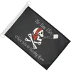 Az Flag - pirato vėliava su romu, skirta valtims - 45 x 30 cm - naudojimui lauke - pirato kaukolės vėliava, pagaminta iš poliesterio su plastikiniais žiedais