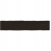 Ąžuolo medienos stalviršis tamsiai rudas 200x40x(2-6) cm