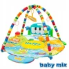 Baby Mix 46210 interaktyvus edukacinis pianinas-kilimėlis Safari vaikams