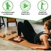 Backlaxx® kamštinis volelių rinkinys, idealus fascijai, nugarai ir stuburui, be kenksmingų medžiagų, įskaitant naudojimo vaizdo įrašus