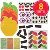 Baker Ross Fn306 obuolio dekoravimo rinkinys - 8 vnt. rudens amatai vaikams, rudens dekoracijos