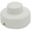 Baltas kojinis jungiklis 250v/1a apvaliam kabeliui, skersmuo 62x40mm