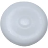Balti apvalūs plastikiniai dangteliai užuolaidų karnizams, 9 mm (10 vnt.)