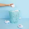 Balvi šiukšliadėžė 'letters', turkio spalvos, originalaus dizaino, plastikinė