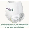 Bambo Nature kelnaitės-sauskelnės, dydis 4 (7-12 kg) - 100 vnt. mėnesio pakuotė | sauskelnės-kelnaitės su patobulinta apsauga nuo pratekėjimo | didžiausias komfortas ir laisvė aktyviems vaikams | dermatologiškai patikrintos sauskelnės