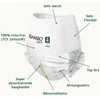 Bambo Nature kelnaitės-sauskelnės, dydis 4 (7-12 kg) - 100 vnt. mėnesio pakuotė | sauskelnės-kelnaitės su patobulinta apsauga nuo pratekėjimo | didžiausias komfortas ir laisvė aktyviems vaikams | dermatologiškai patikrintos sauskelnės