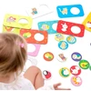 Banana 49030 Panda - Match The Buddies Puzzles - įstatomi galvosūkiai pradedantiesiems ir užduočių veikla vaikams nuo 15 mėnesių