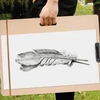 Banapoy A3 Braižybos lenta, tvirta medinė braižybos lenta, praktiška meno studentams, skirta tapybai patalpose, dailininkams, skirta piešimui lauke