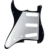 Banworks 4 sluoksnių strat sss pickguard 11 skylių elektrinės gitaros pickguard skirtas usa/meksikos modernaus stiliaus standartinėms stratocaster st jt/hb-01 juodas pearl