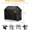 Barbecue weatherproof uždangalas, grill uždangalas 600d aukštos kokybės oxford audinys atsparus plyšimui weber, enders, grill uždangalas atsparus vandeniui, vėjui, uv spinduliams (147 x 61 x 122 cm)