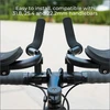 Bbb Cycling Aerocomfort dviračio vairas aerodinaminis aliuminio dviračio vairo priedas 35 mm aukščio porankis plento dviračiams triatlono vairo atrama neslystančios dviračio rankenos Bhb-59