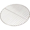 Bbqnovation nerūdijančio plieno kepimo grotelės, apvalios, 45 cm, skirtos 47 cm skersmens kepsninėms - suderinamos su Weber Original Virdulys 47 cm, Weber Compact Virdulys 47 cm, Weber Performer 47 cm, Bar B Virdulys 47 cm