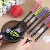 Beaupretty mini šluotelė mažas kirpyklos šluotelių rinkinys mažas plastikinis šluotelė plaukų dažų kremo šluotelė balioninis maišytuvas 5 vnt.