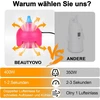 Beautyovo balionų pūtiklis, balionų pūtiklis su laidu, elektriniai balionai, balionų pūtiklis vakarėliams, gimtadieniams, vestuvėms ir festivalių dekoracijoms (mėlynas + rožinis)