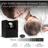 Beautysay Abc auskarų vėrimo laikrodžių suktuvas 1 laikrodžio automatinis laikrodžių suktuvas laikrodžių dėžutė 1 laikrodis su tyliu varikliu, anglies pluošto laikrodžių laikymo dėklas su automatiniu užvedimu, maitinamas baterijomis arba elektra