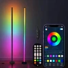 Bedee kampinis pastatomas Rgb Led grindų šviestuvas su nuotoliniu valdymu ir programėle, 3d vaivorykštės efektas