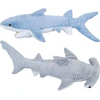 Bedwina pliušinis žaislas ryklys - 2 didelių pliušinių ryklių rinkinys, 35.5 cm mako ir 33 cm kūjis galva ryklys, pliušinis žaislas kūdikiams, vaikams ir paaugliams