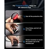 Beeasy magnetinis telefono laikiklis automobiliui su vakuuminiu siurbtuku, skirtas magsafe, 720° sulankstomas [20 x N56 magnetai], skirtas automobiliui/veidrodžiui/virtuvei/sportui, skirtas iphone 16 15 14 13 12 (baltas)