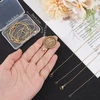 Beebeecraft 1 dėžutė 6 vnt. serpentininių grandinėlių moterims, 18k auksu dengta žalvarinė gyvatės grandinėlė, bortelių grandinėlės vėrinys, 450 mm (17,72 colio)