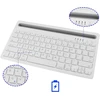 Belaidė bluetooth klaviatūra, belaidė įkraunama tyli Qwerty klaviatūra su 2 kanalais, skirta Ipad, Mac, Pc, nešiojamam kompiuteriui, planšetiniam kompiuteriui, Surface, telefonui, kompiuteriui, Smart Tv, Windows/android/ios