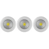 Belaidės Led lemputės su jutikliniu valdymu, skirtos montuoti į spintą 3xled + Baterijos