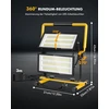 Bellanny led statybinis prožektorius 200 w 20000 lm darbo lemputė su kištuku, 6500 k statybvietės lempa - ip66 atsparus vandeniui statybinis prožektorius su 3 m kabeliu dirbtuvėms ar statybvietei