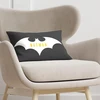 Belum Batman pagalvėlės užvalkalas Half Panama 100% organinės medvilnės pagalvėlės užvalkalas su paslėptu užtrauktuku, dydis: 30 x 50 cm