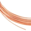 Benecreat 23 gauge 20 pėdų elipsės formos varinė viela, 0,6 mm pločio gryno vario viela amatų reikmenims, papuošalų gamybai