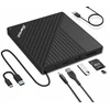 Beneto Jbonest Dvd/cd įrašymo įrenginys Usb 3.0 ir Type-c su Sd/tf kortelių skaitytuvu