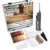 Benler® naujas! Medinis remonto rinkinys su 2 viename vaško lydytuvu laminatui, parketui ir vinilo remontui, taip pat tinkamas pvc ir plastikui, 19 dalių laminato remonto rinkinys (medienos remonto rinkinys).