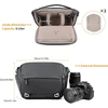 Besnfoto fotoaparato krepšys dslr fotoaparato sling krepšys kuprinė fotografams vandeniui atsparus mažas crossbody krepšys per petį veidrodiniams fotoaparatams, juodas, krepšys per petį