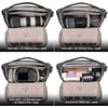 Besnfoto fotoaparato krepšys dslr fotoaparato sling krepšys kuprinė fotografams vandeniui atsparus mažas crossbody krepšys per petį veidrodiniams fotoaparatams, juodas, krepšys per petį