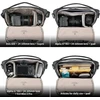 Besnfoto fotoaparato krepšys dslr fotoaparato sling tipo kuprinė fotografams, atspari vandeniui maža crossbody tipo krepšys per petį veidrodiniams fotoaparatams, juodas, krepšys per petį