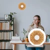 Besportble kinietiškas feng shui bagua veidrodis: išgaubtas sieninis medinis veidrodis išgaubtas / įgaubtas veidrodis sieninis veidrodis dekoratyviniai pakabukai ornamentai turtui egzorcizmui svetainės sienų dekoravimas langų dekoravimas