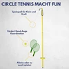 Best Sporting Twistball pakaitinis kamuoliukas su virvele I teniso kamuoliukas su virvele ir karabinu I Circletennis pakaitinis kamuoliukas