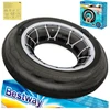 Bestway Didelis pripučiamas ratas plaukiojimui 119 cm, padangos dizainas