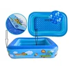 Bestway Pripučiamas vaikų baseinas 120x90x30 cm, stačiakampis, minkštas dugnas
