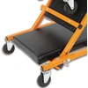 Beta 3002 montavimo volelis, riedlentė dirbtuvėms, automobilinis gultas (transformuojamas į sėdynę, stabilus ir tvirtas, plieno konstrukcija, pvc danga su putų gumos paminkštinimu), oranžinis/juodas