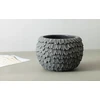 Betoninė vazono dangtis Amelia, pilka, Ø 17 cm
