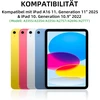 Klaviatūra Bettdow klaviatūros dėklas Ipad 11/10 kartai, pilkos spalvos