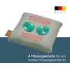 Beurer Mg 139 masažinė pagalvė su šildymo funkcija, belaidė shiatsu masažinė pagalvėlė, įjungiamas šildymas, pagaminta iš perdirbtos medžiagos, skalbiama skalbimo mašinoje, automatinis išsijungimas, 40 x 40 cm, mėtų spalvos