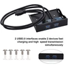 Bewinner usb 3.0 diskelių skaitytuvo priekinis skydelis, 2 x usb3.0, plug and play, nereikia maitinimo, daugiafunkcinis staliniams ir nešiojamiesiems kompiuteriams