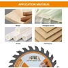 Bgtec Diskiniai pjūklai Tct – 3 vnt. rinkinys, 75 mm karbido pjovimo diskas su 10 mm kotu, 24 dantys skirti medžiui, plastikui, medienos medžiagoms